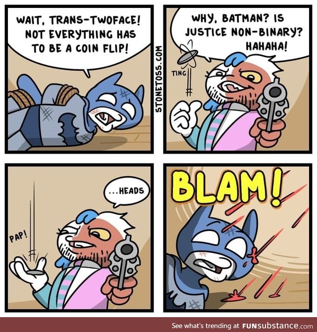 Stonetoss never misses