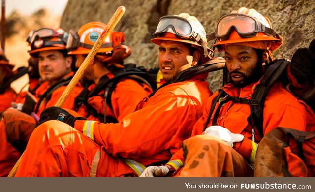 California's Inmate Fire Fighters Saving Homes And Lives While Risking Theirs For Almost