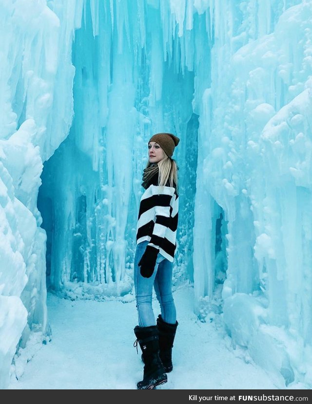 Edmonton ice castle