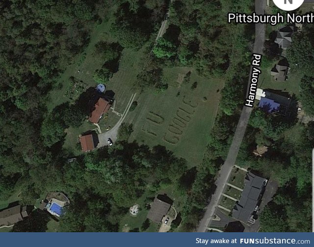 Found this while paroozing the neighborhood on Google Maps