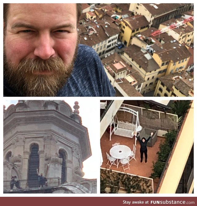 I climbed 463 steps to the top of the Brunelleschi Dome of Cathedral of Santa Maria del