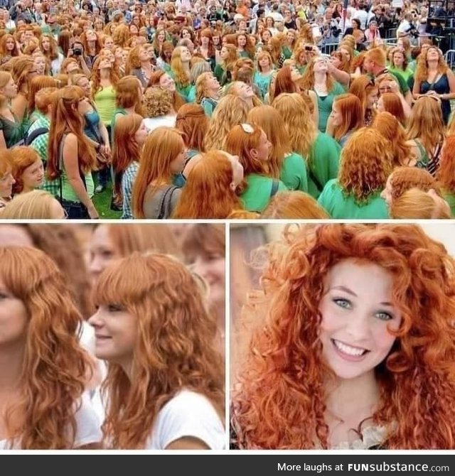 Redhead Festival in Dublin,Ireland