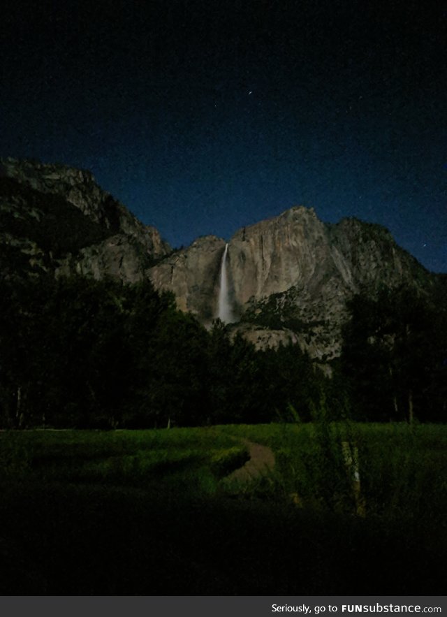 Got to Yosemite late on Friday, had a full moon and decided to see how well night site on