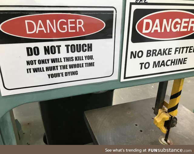 Do not touch