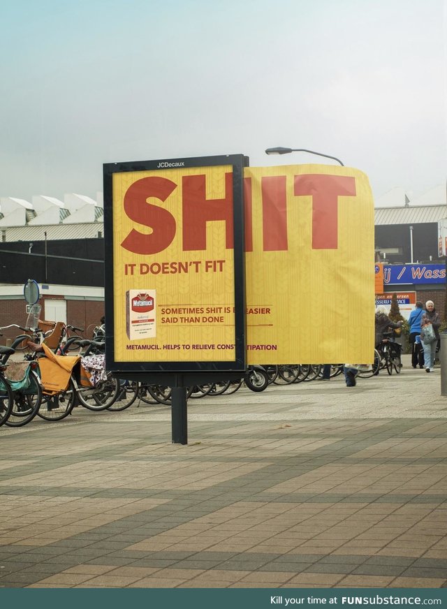 An ad for Metamucil in The Netherlands