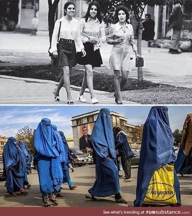 Afghanistan 1973 vs 2016