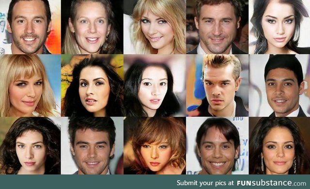 None of these people are real. They were all generated through the use of machine