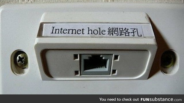 The internet hole