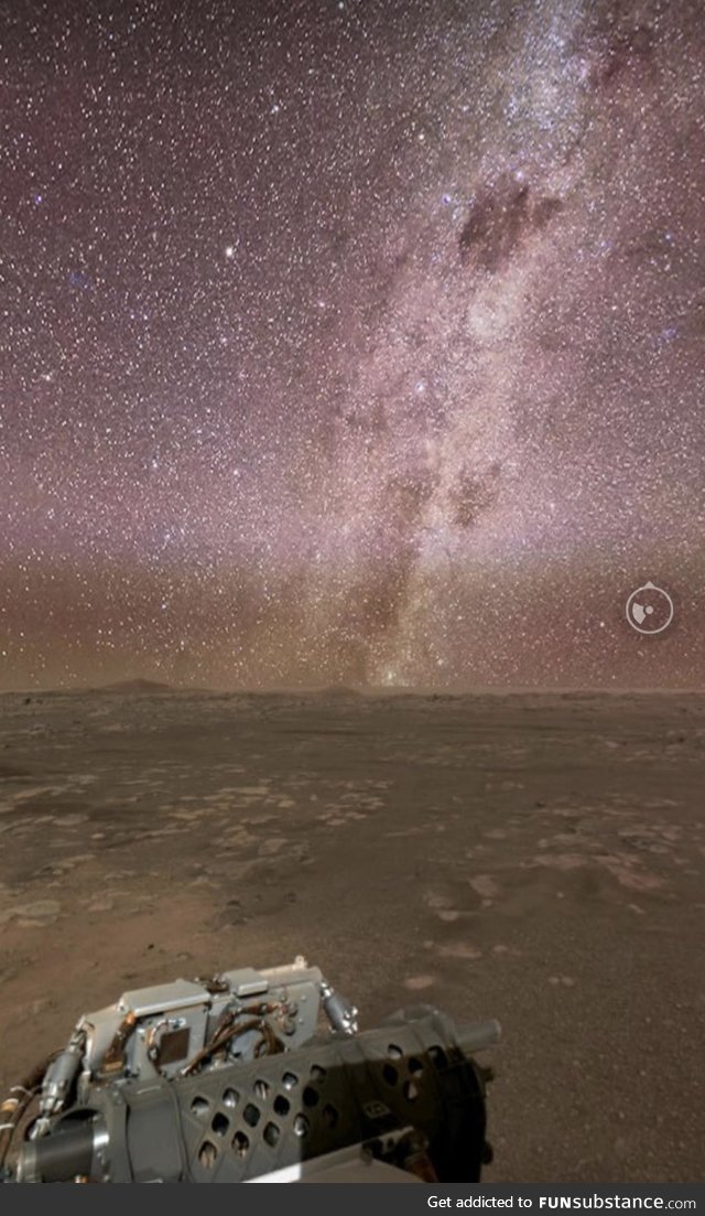 The Milky Way Galaxy via Mars