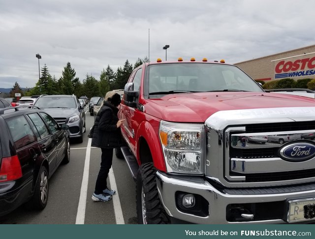 My German mother in law trying to understand the North American car sizes