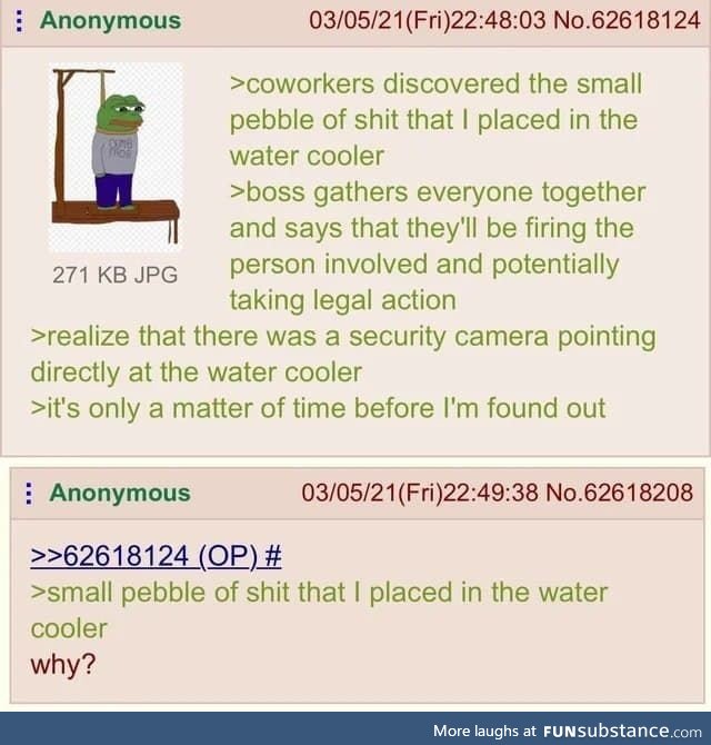 Anon is a prankster