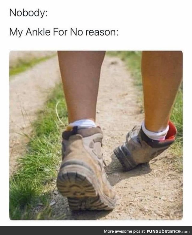 Stupid ankle