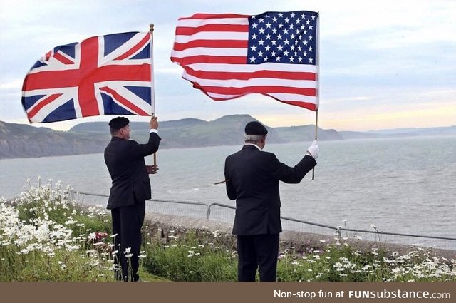 75 years ago today American and British troops stormed the beaches of Normandy. Respect