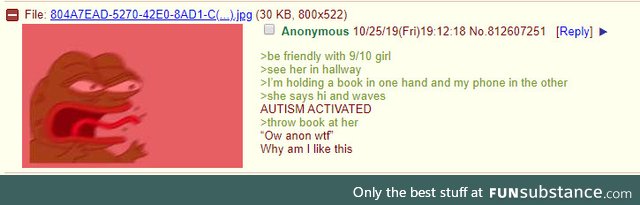 Anon is friendly