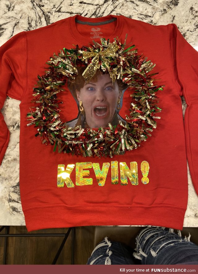 Made this for my ugly sweater party