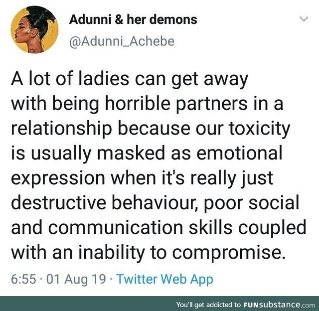 Letting 'Ladies' get away with toxic behavior