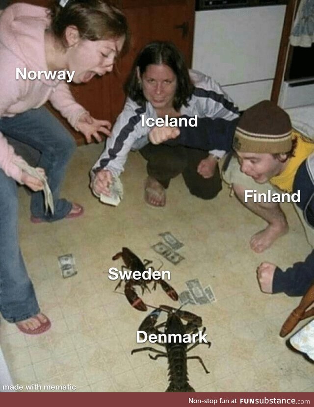 The Nordics every couple years