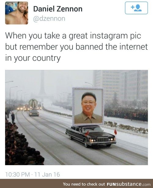 Banned the internet in your country