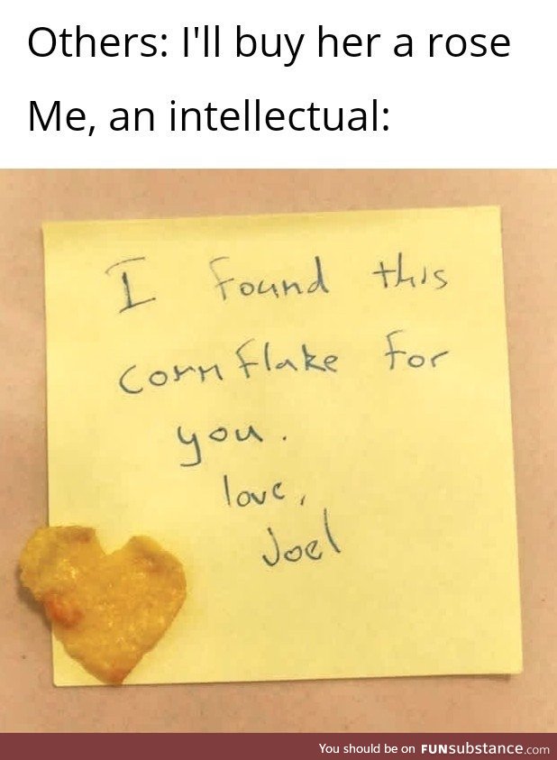 The frosted flake of love