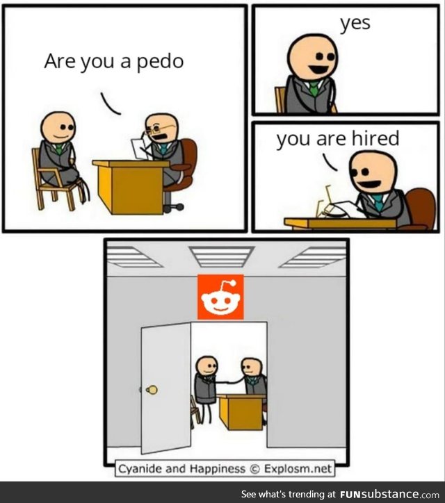 Low effort meme but explains the situation. #pedosarenothuman