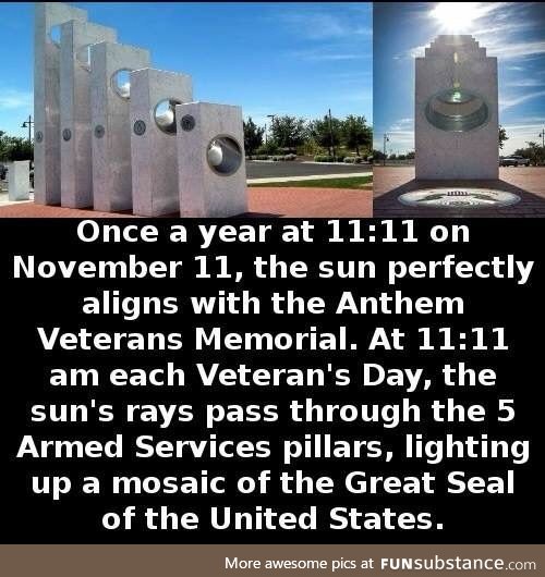 Anthem Veteran's Memorial 11:11 11-11