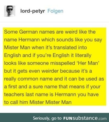 Fun facts about german, Pt. II.