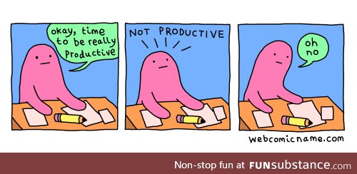 A lack of productivity