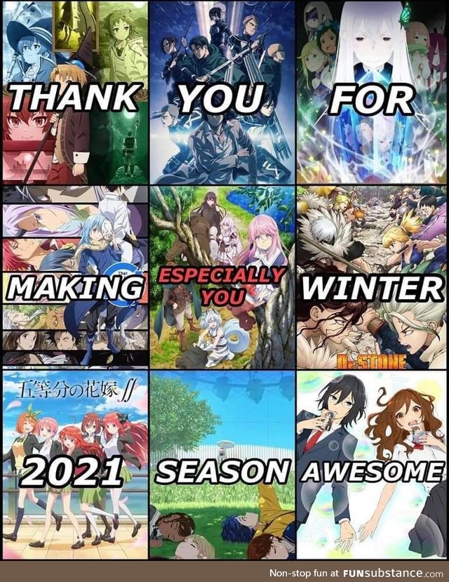 What a season this was for anime