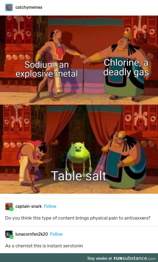 NaCl, basically