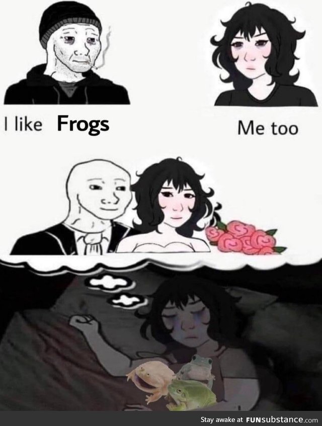 Frog ladies need to get a life