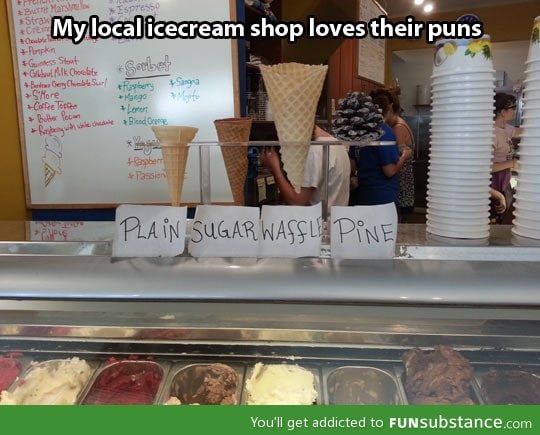 Ice cream pun