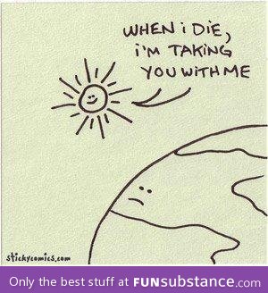 Overly attached sun