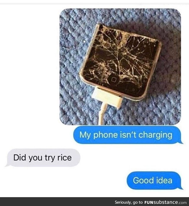 Rice is the only solution