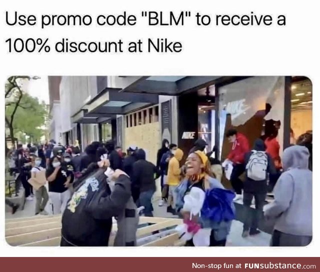 Promo code blm