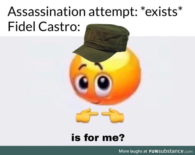 Come on Fidel, leave some for the others