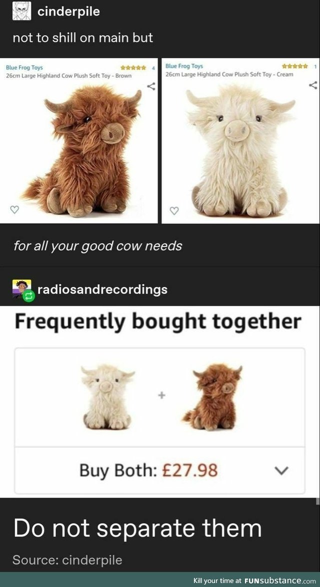 Highland Cow Plushies