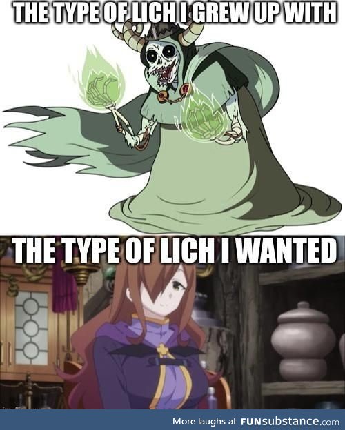 “Mom can we have a lich?”