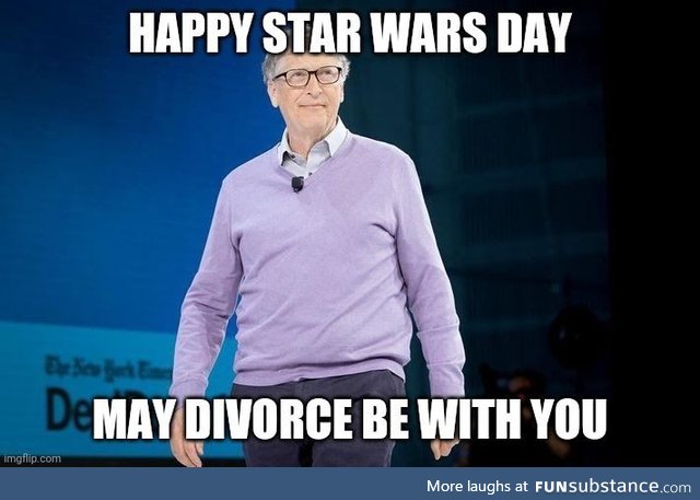 Wishing bill gates a happy may 4th