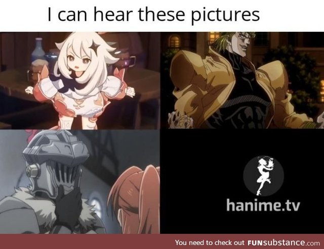 We all can hear them