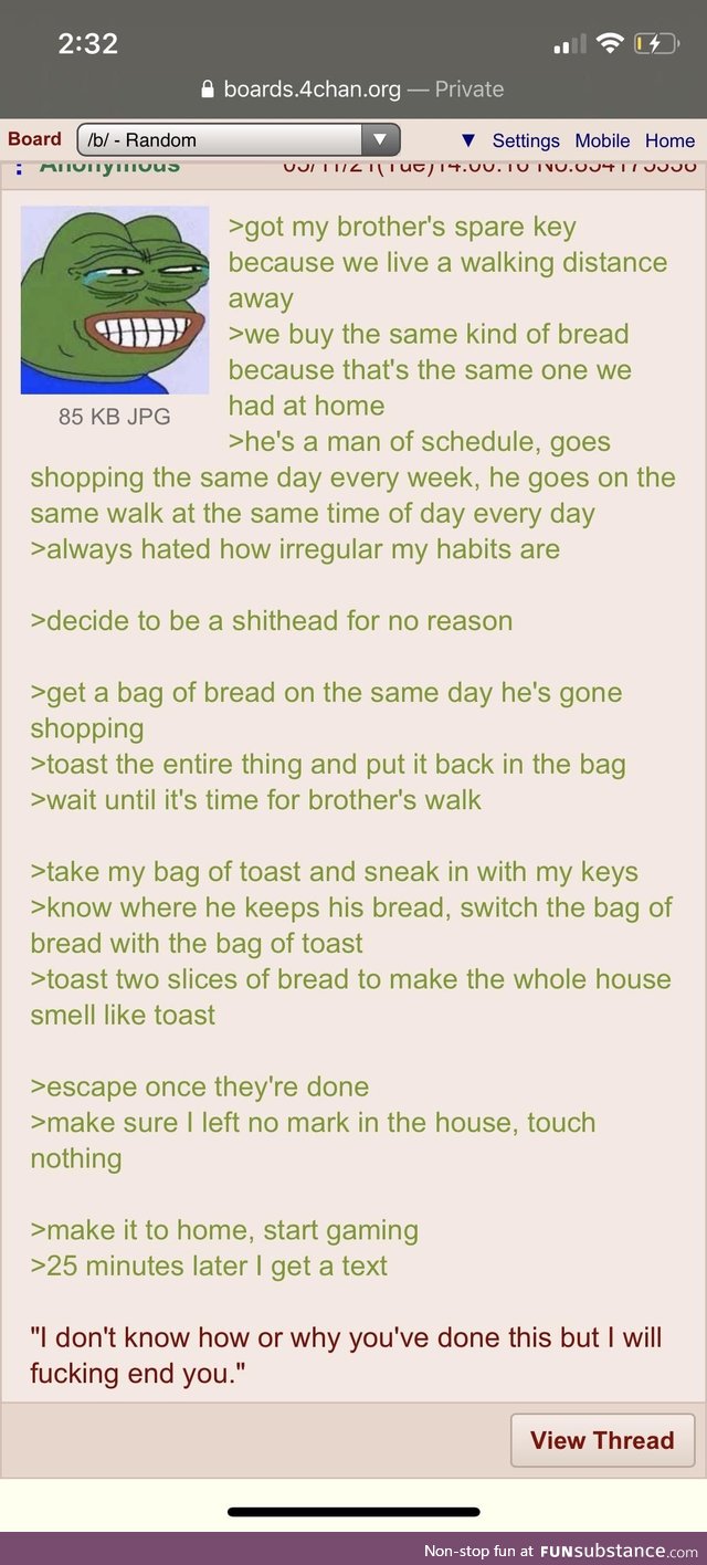 Anon makes toasts