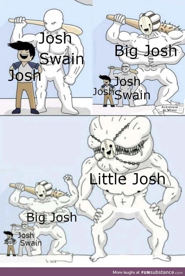 Little Josh is officially the winner of the Josh fight