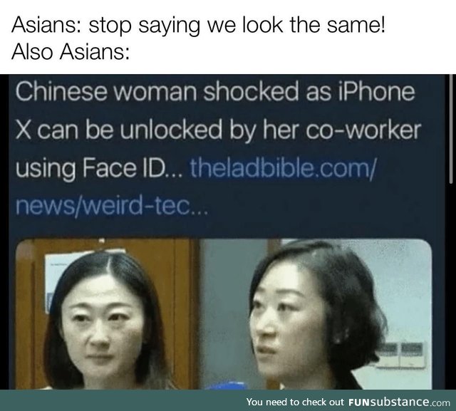 Disclaimer: I am also an Asian