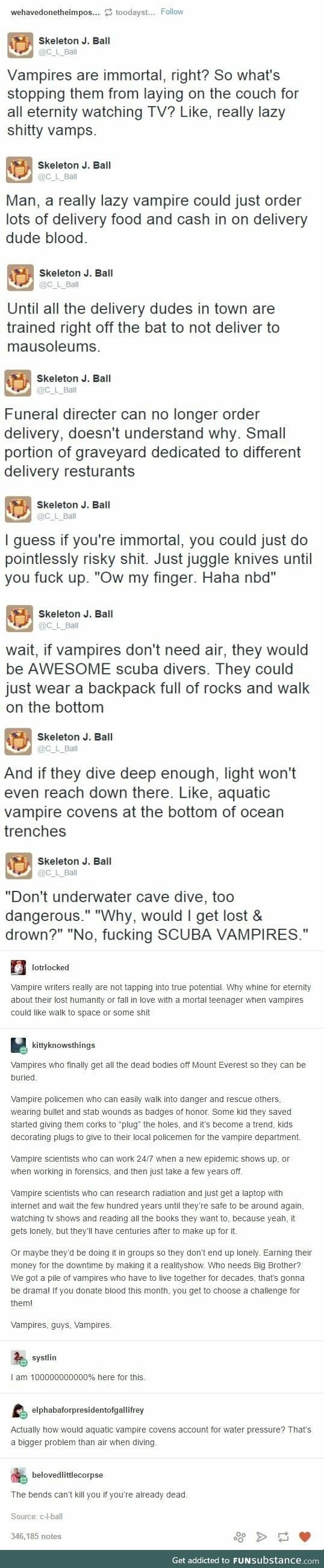 Aquatic Scuba Vampires (the aquatic part seems redundant)