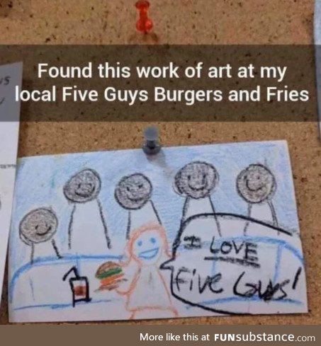 Five guys in a nutshell