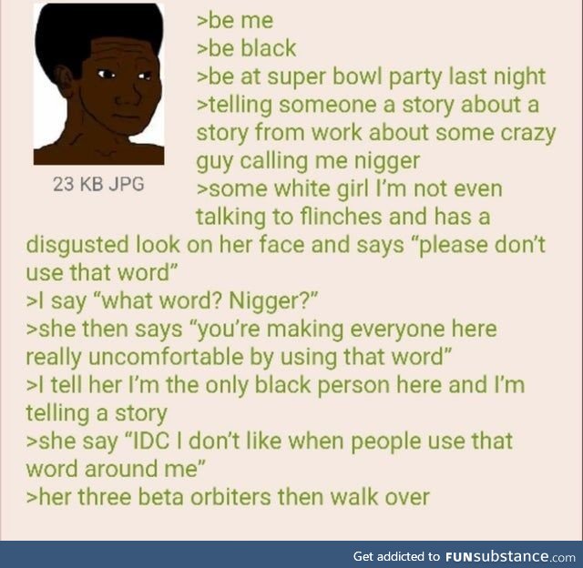 Anon shouldn't use the n word