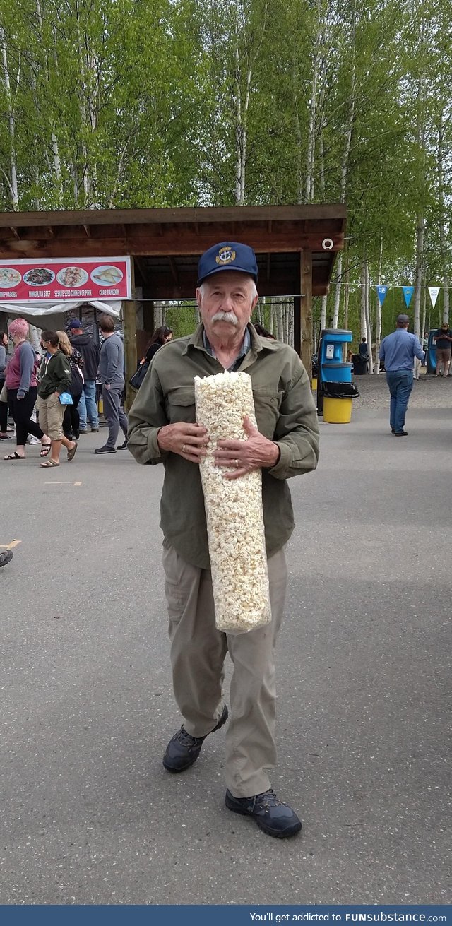 Couldn't find grandpa and then he shows up out of nowhere with this