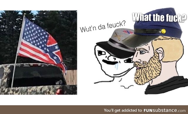 Ah yes, the Confederate Union flag