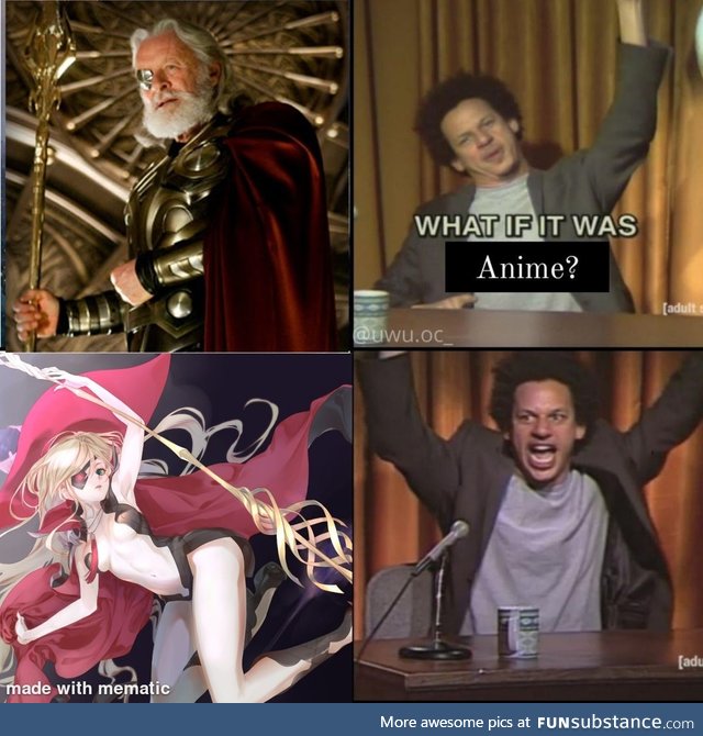 Anime Odin looks sexy