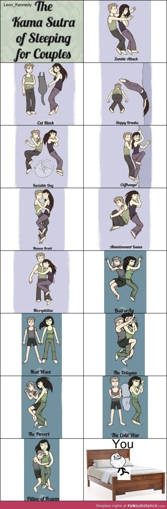 Sleeping positions