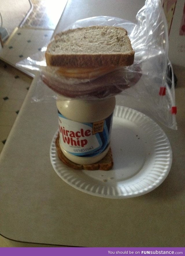 Asked my girlfriend to make a me a sandwich